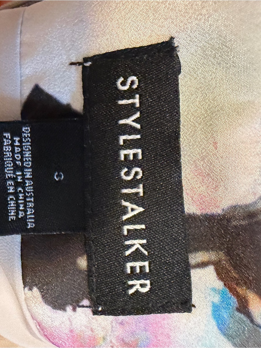 Stylestalker Abstract-Print Mini Skirt Size S - Picture 4 of 4